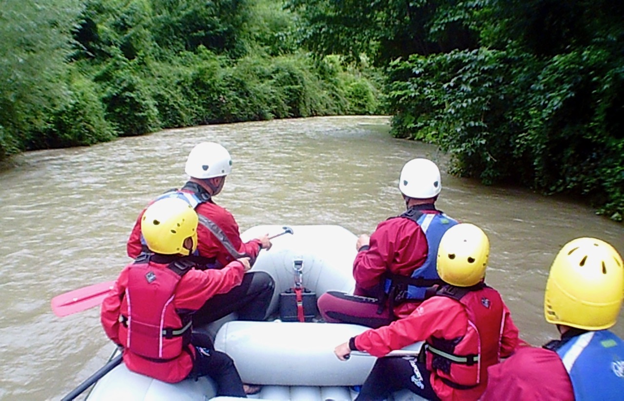 Rafting with whole family